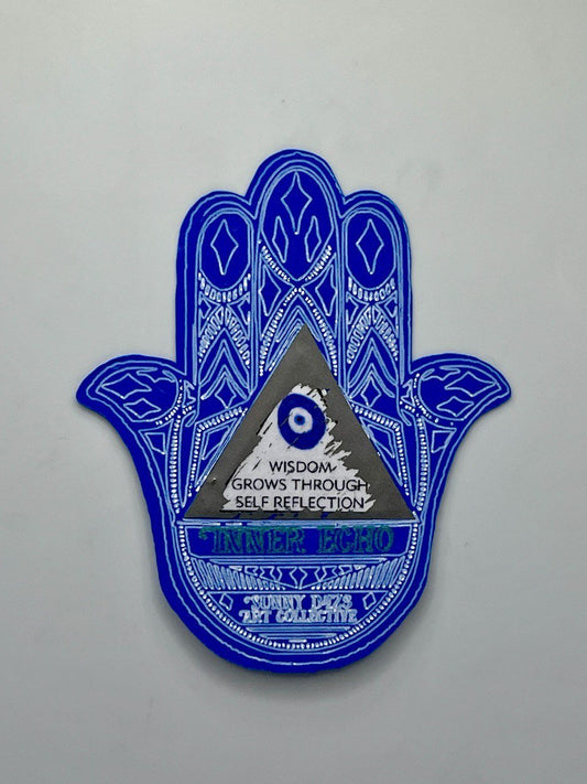 scratchers - inner echo hamsa scratch off - 2 card pack - sunny d4z3 art collective