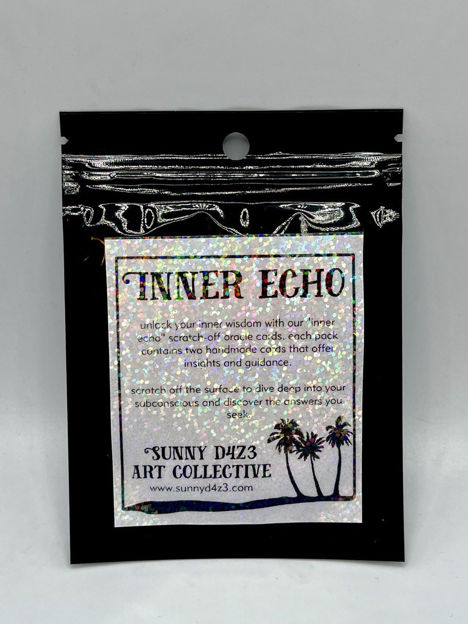 scratchers - inner echo hamsa scratch off - 2 card pack - sunny d4z3 art collective