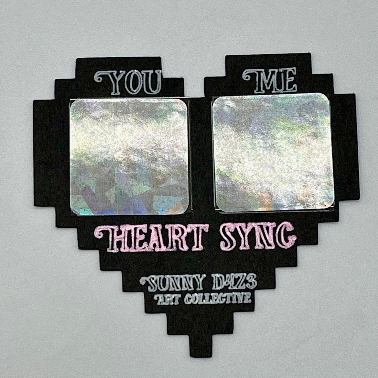 scratchers - heart sync attraction scratch off - 2 card pack - sunny d4z3 art collective