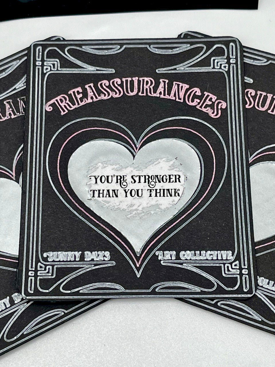 scratchers - reassurances scratch off - 2 card pack - sunny d4z3 art collective