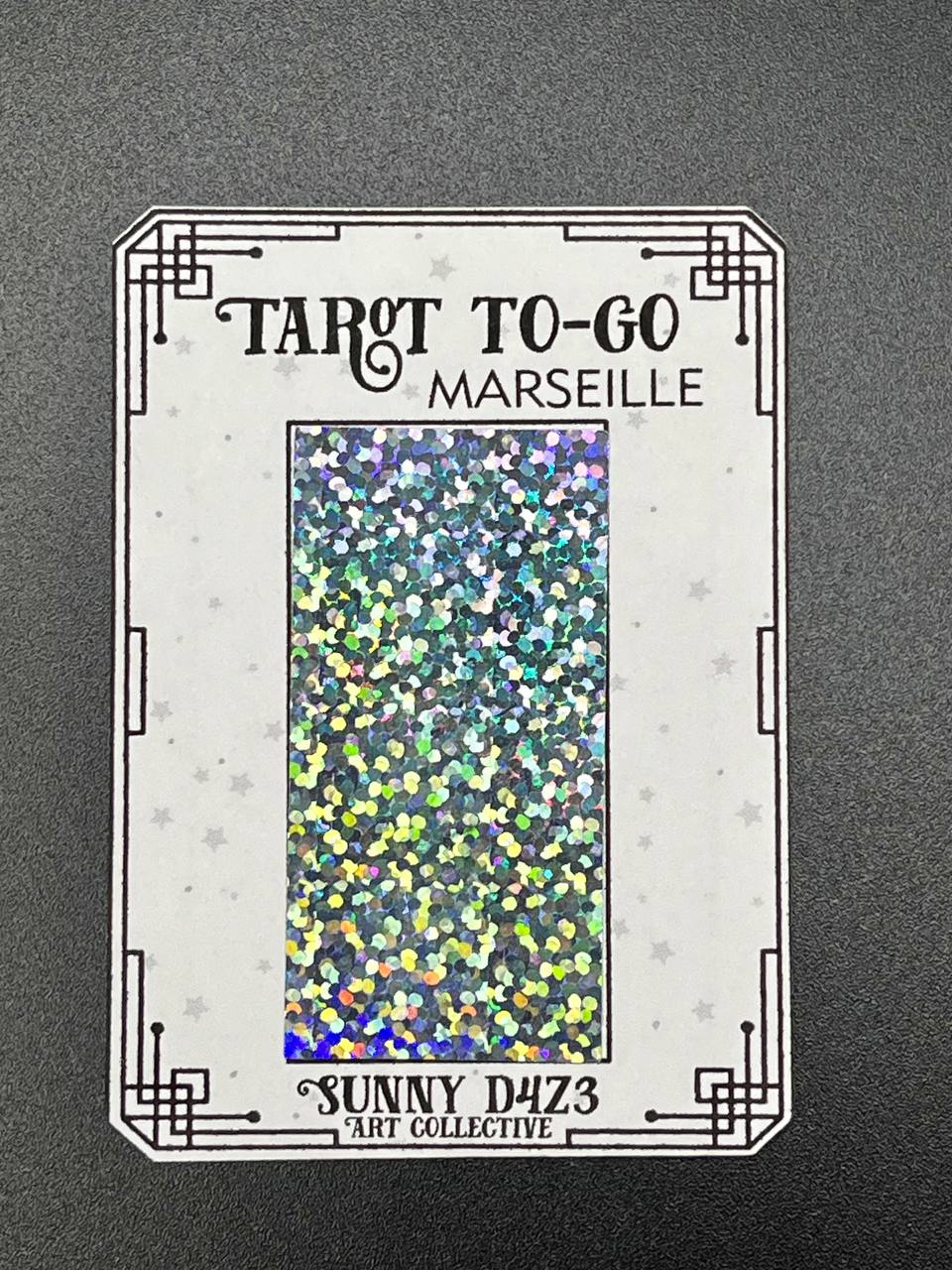 scratchers- tarot to go white scratch off - 3 card pack - MARSEILLE