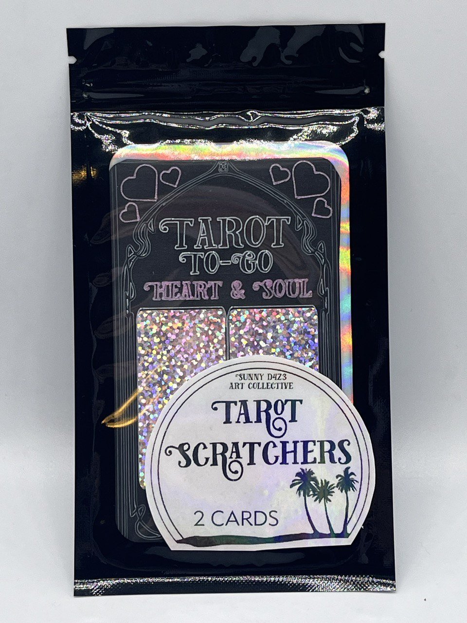 scratchers - tarot to go 2 card pack - heart & soul - sunny d4z3 art collective